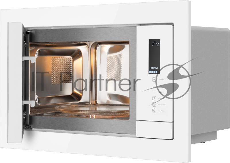 Микроволновая печь Weissgauff HMT-625 Touch Grill 25л. 900Вт белый (встраиваемая)