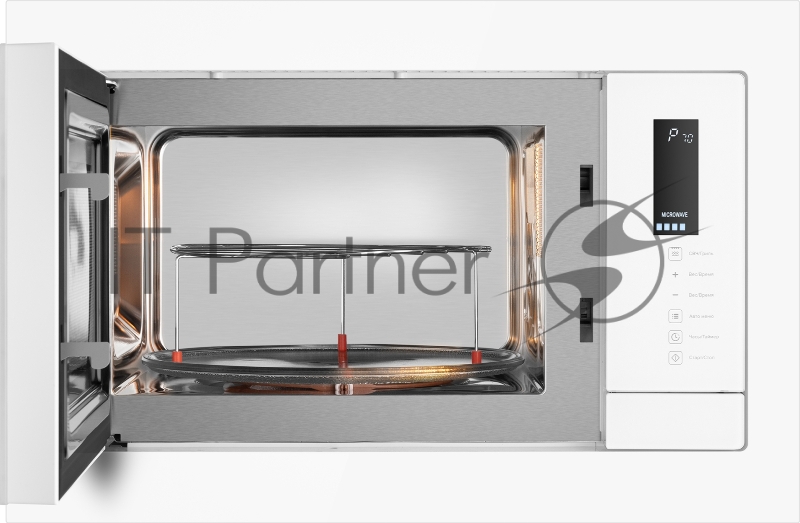 Микроволновая печь Weissgauff HMT-625 Touch Grill 25л. 900Вт белый (встраиваемая)