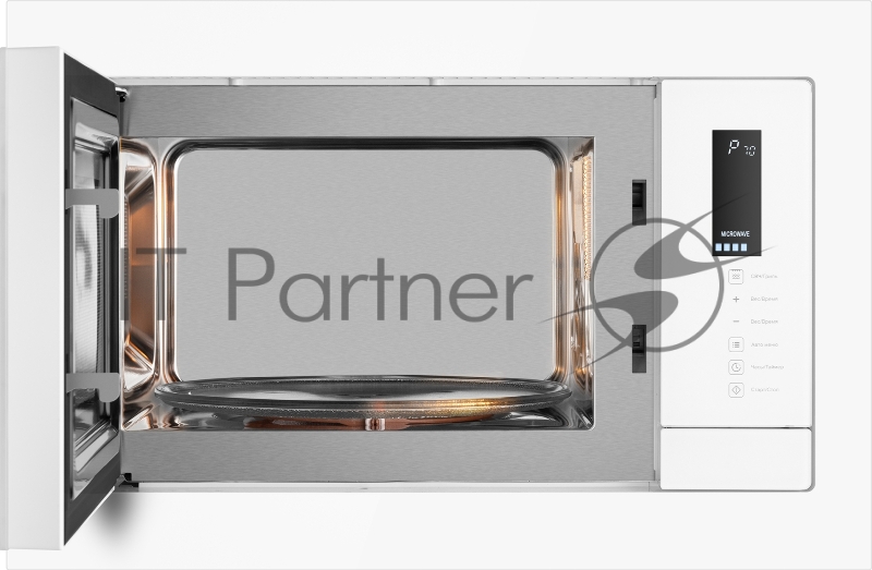 Микроволновая печь Weissgauff HMT-625 Touch Grill 25л. 900Вт белый (встраиваемая)