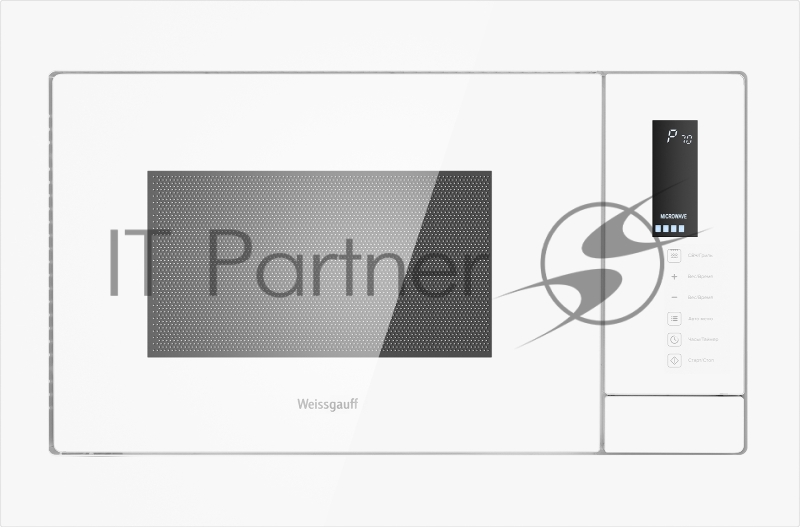 Микроволновая печь Weissgauff HMT-625 Touch Grill 25л. 900Вт белый (встраиваемая)