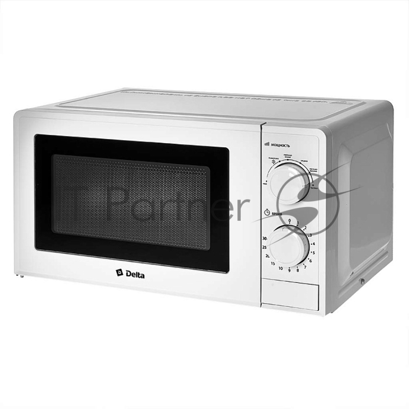 Микроволновая печь DELTA DL-84L20 белый: 700 Вт,20л