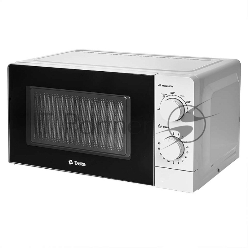 Микроволновая печь DELTA DL-87L20 белый: 700 Вт,20л