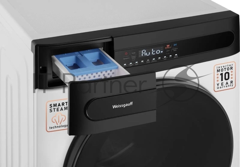 Стиральная машина Weissgauff WMD 49411 DC Inverter Steam, класс: B, загр.фронтальная макс.:11кг, (с сушкой) белый