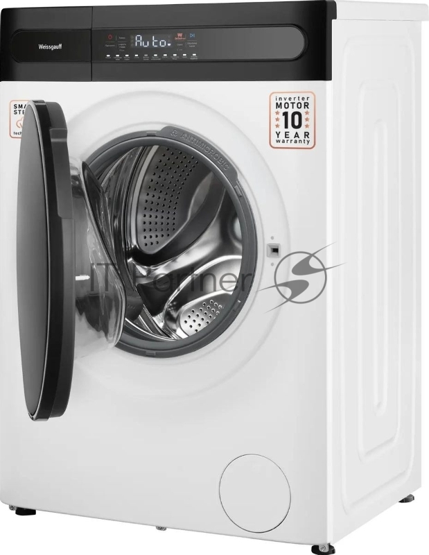 Стиральная машина Weissgauff WMD 49411 DC Inverter Steam, класс: B, загр.фронтальная макс.:11кг, (с сушкой) белый