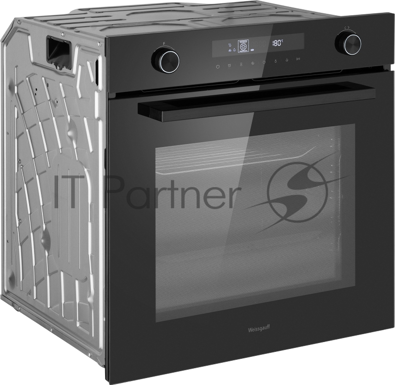 Духовой шкаф электрический Weissgauff EOM 741 PDB Black Edition черный