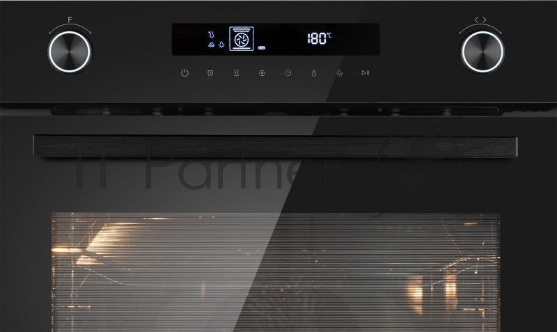 Духовой шкаф электрический Weissgauff EOM 741 PDB Black Edition черный