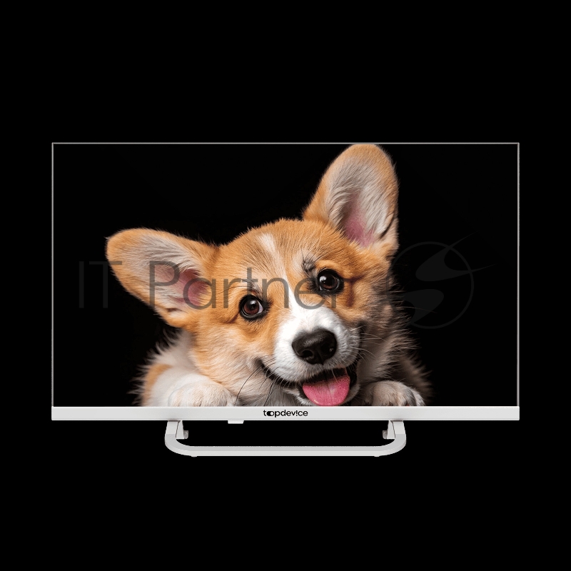 Телевизор Topdevice TDTV24CS03H белый 24/HD/VA/Smart YaOS/1-8Gb/BT