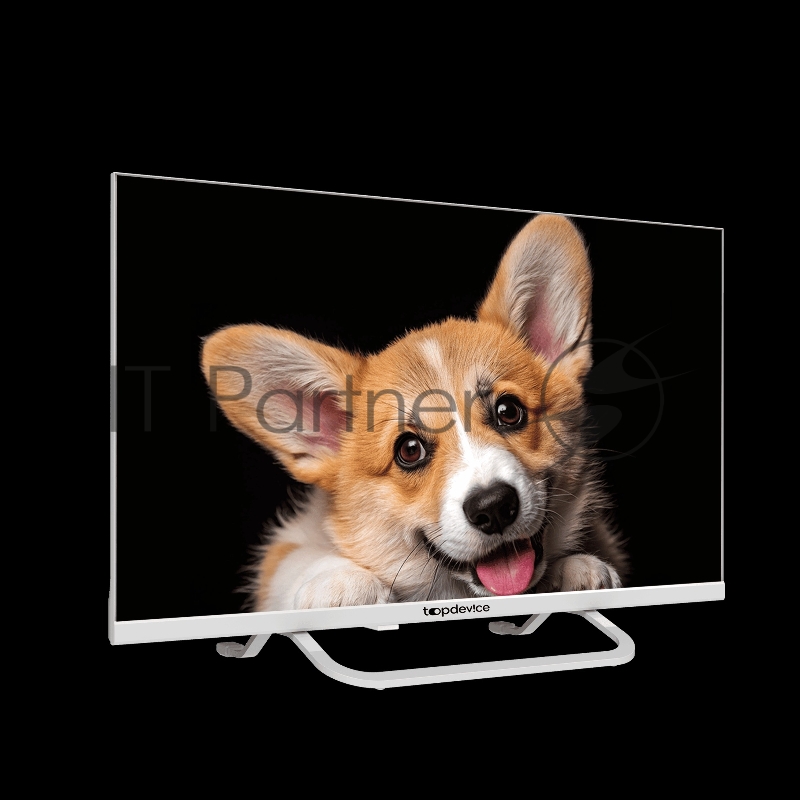 Телевизор Topdevice TDTV24CS03H белый 24/HD/VA/Smart YaOS/1-8Gb/BT