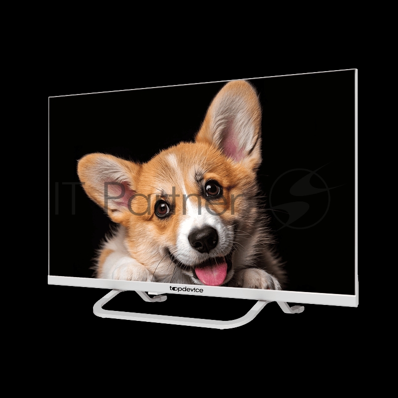Телевизор Topdevice TDTV24CS03H белый 24/HD/VA/Smart YaOS/1-8Gb/BT