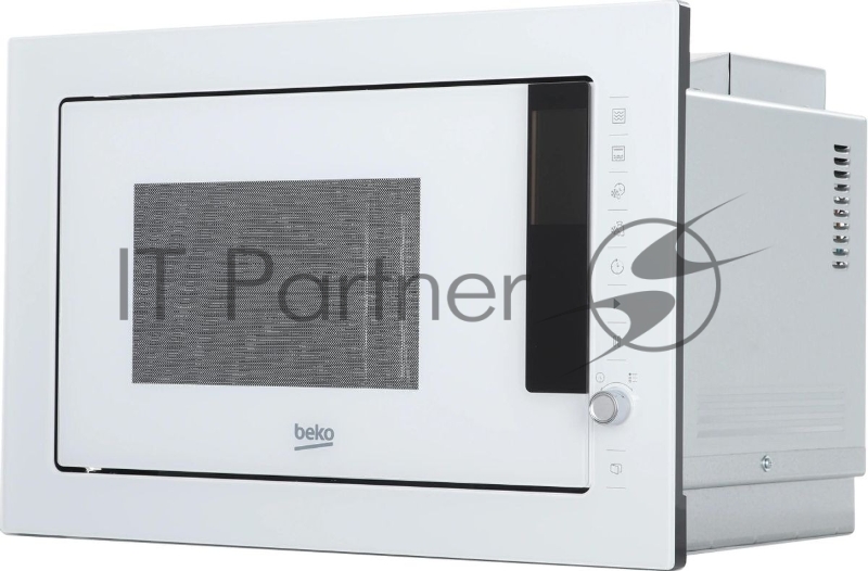 Микроволновая печь встраиваемая Beko BMGB 25333 WG, 25л, 900Вт, белый