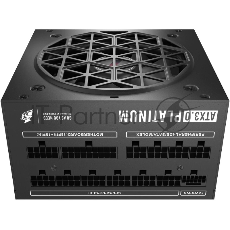 1STPLAYER NGDP Platinum 1000W Black / ATX3.0, APFC, 80 PLUS Platinum, SR + LLC + DC-DC, 120mm fan, full modular / HA-1000BA3-BK