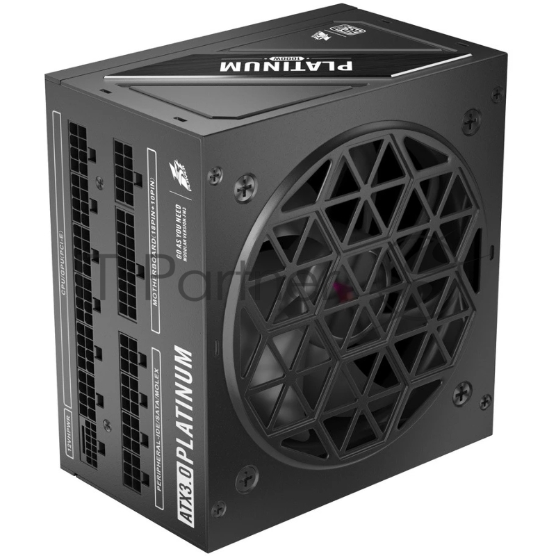 1STPLAYER NGDP Platinum 1000W Black / ATX3.0, APFC, 80 PLUS Platinum, SR + LLC + DC-DC, 120mm fan, full modular / HA-1000BA3-BK