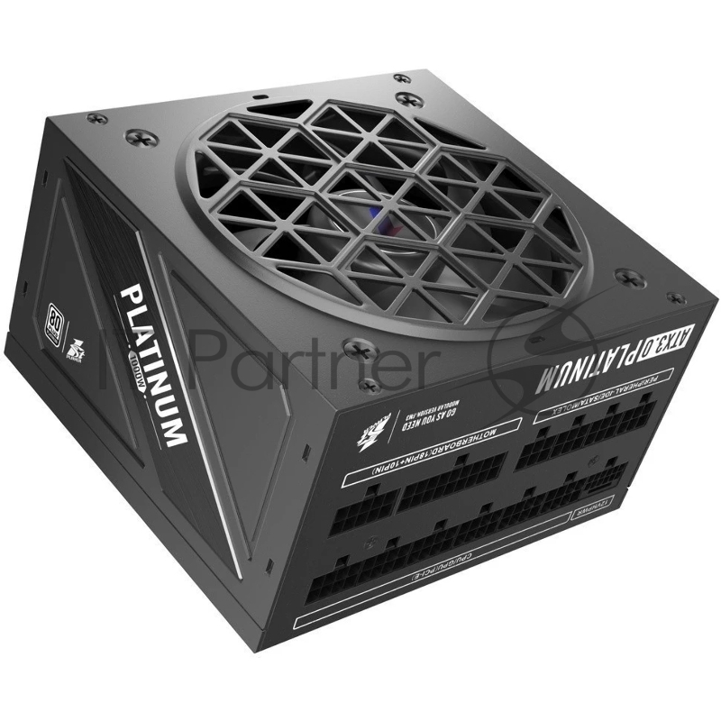 1STPLAYER NGDP Platinum 1000W Black / ATX3.0, APFC, 80 PLUS Platinum, SR + LLC + DC-DC, 120mm fan, full modular / HA-1000BA3-BK