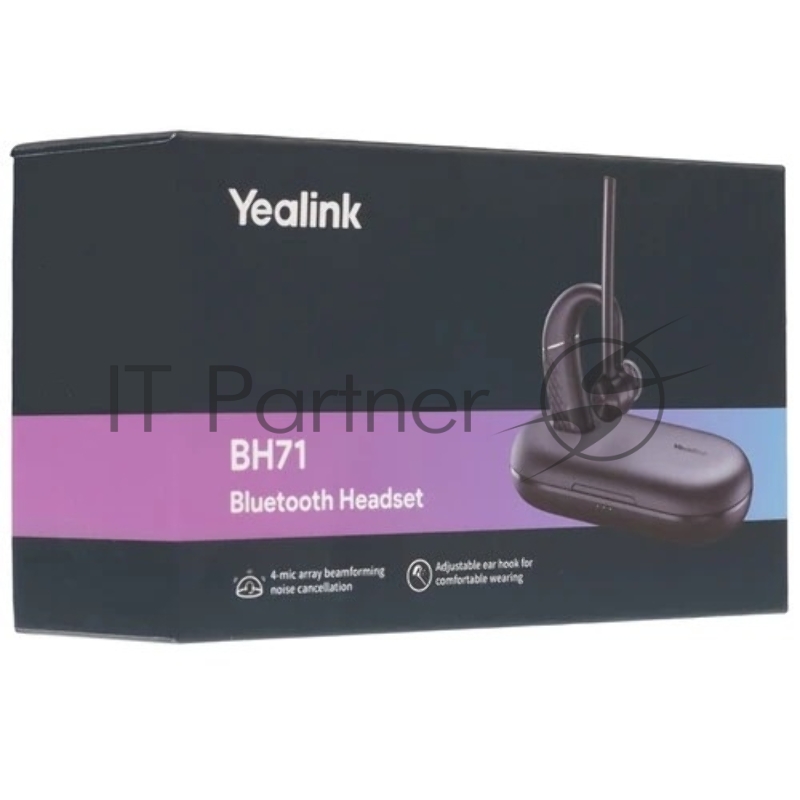 Гарнитура беспроводная Yealink BH71 черный 1208651