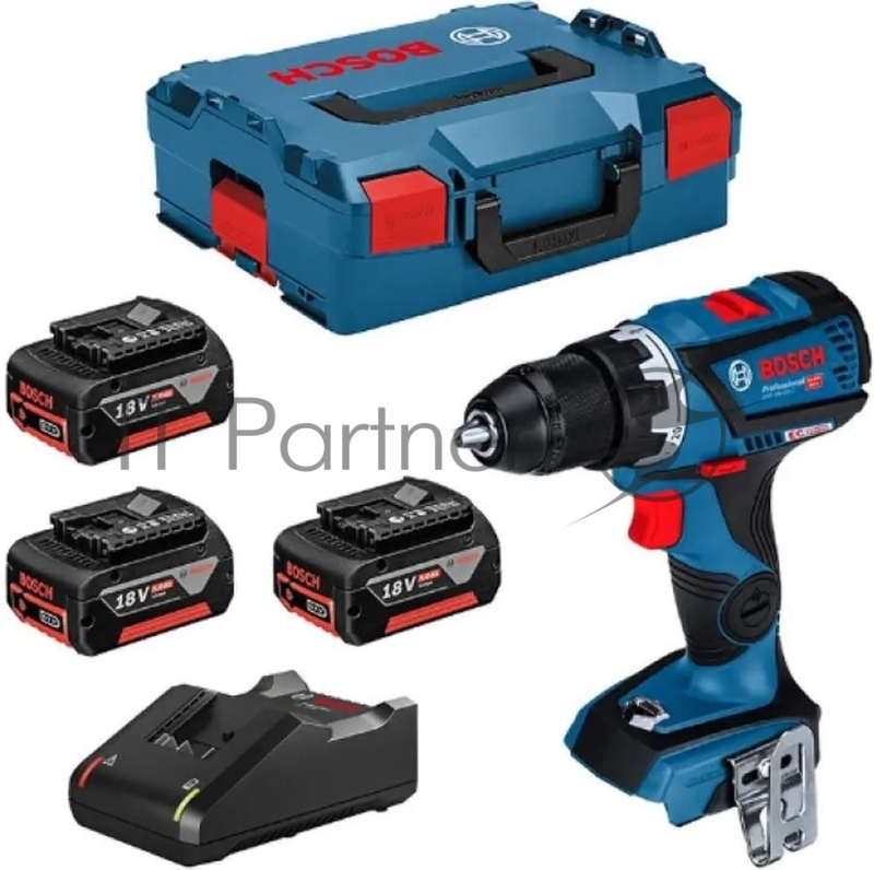 Дрель-шуруповерт Bosch GSR 18V-60C аккум. патрон:быстрозажимной (кейс в комплекте) (0615990L8E)