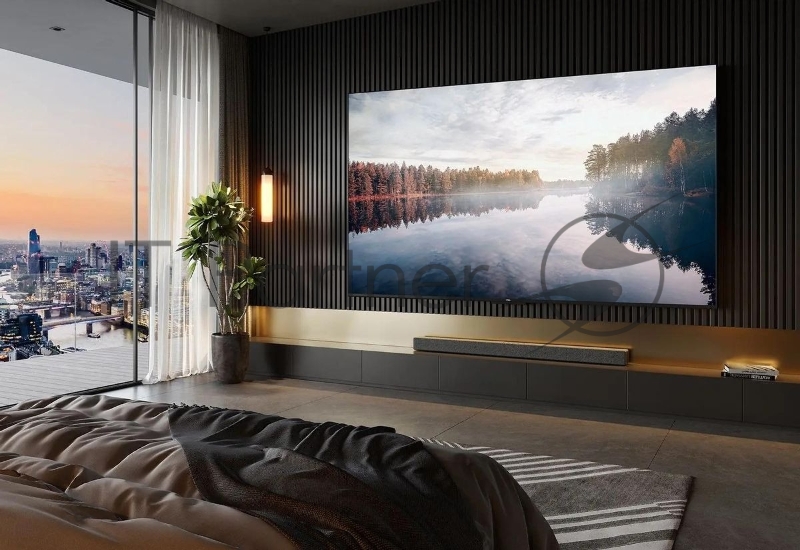 Телевизор TCL 85C845 черный 85 4K/Smart/UHD QLED 3840x2160 2160p 3 Гб Bluetooth Wi-Fi Direct Google TV