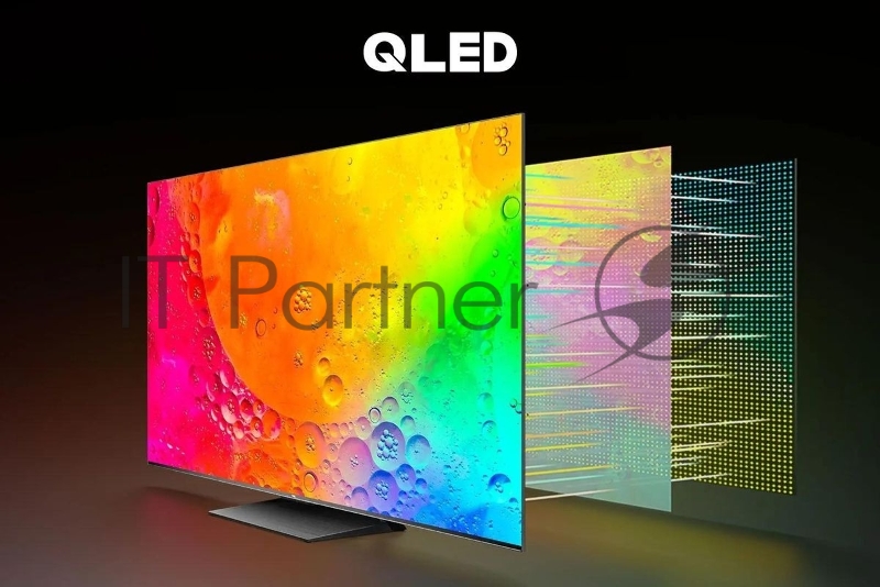 Телевизор TCL 75C745 черный 75 4K/Smart/UHD QLED 3840x2160 TV Wi-Fi Bluetooth Google TV