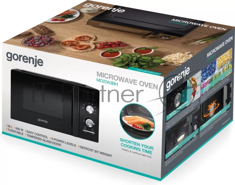 Микроволновая Печь Gorenje MO20A3BH 20л. 800Вт белый