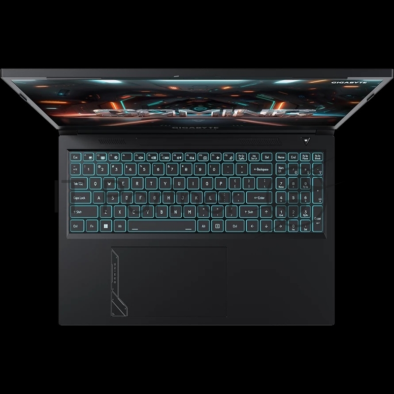 Ноутбук Gigabyte G6 черный KF-H3KZ853KD, KF Intel Core i7-13620H/16Gb/SSD512Gb/RTX4060 8Gb/16/IPS/FHD+/165Hz/NoOS
