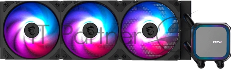 Жидкостная система охлаждения MSI MAG CORELIQUID A13 360 3 x ARGB Fan, ARGB Block