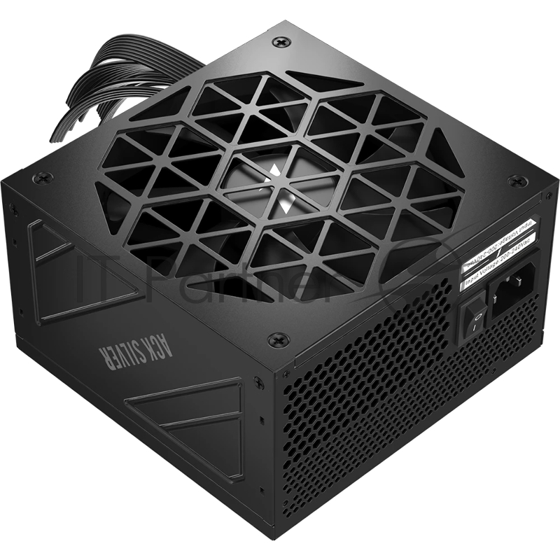 Блок питания 1STPLAYER ACK SILVER 750W Black / ATX 3.1, APFC, 80 PLUS Silver, Double Forward, DC-DC, full Teapo caps, 140mm fan, non-modular / HA-750BA7-BK