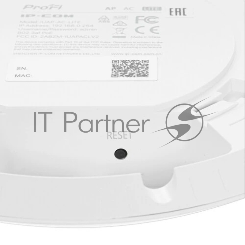 Точка доступа Wi-Fi IP-COM 1167MBPS MU-MIMO IUAP-AC-LITE