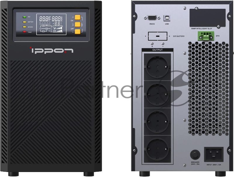 Источник бесперебойного питания Ippon Innova TAE 2000 2000Вт 2000ВА черный