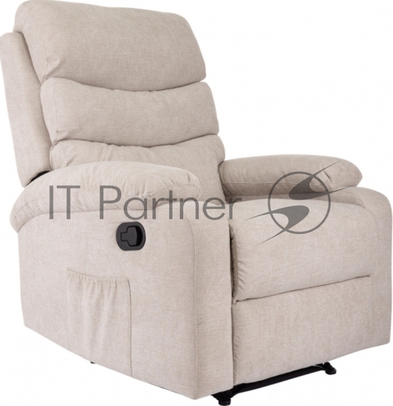 Кресло для дома Бюрократ _Han бежевый металл (_HAN/BEIGE)