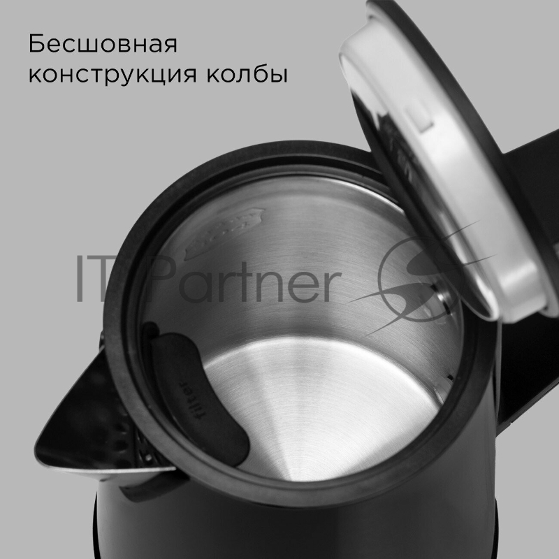 Чайник электрический Redmond KM244 1.7л. 2200Вт черный