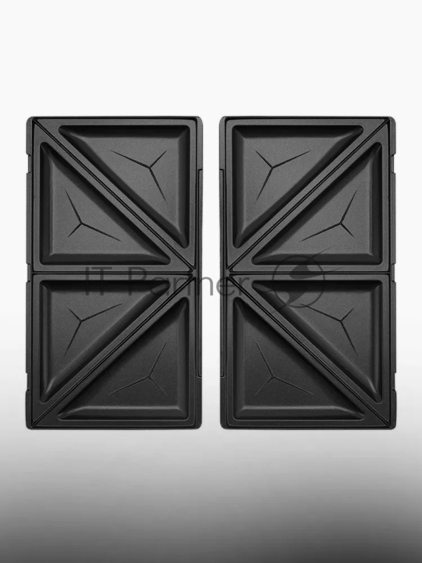 Вафельница Vitek VT-2628 800Вт черный/серебристый