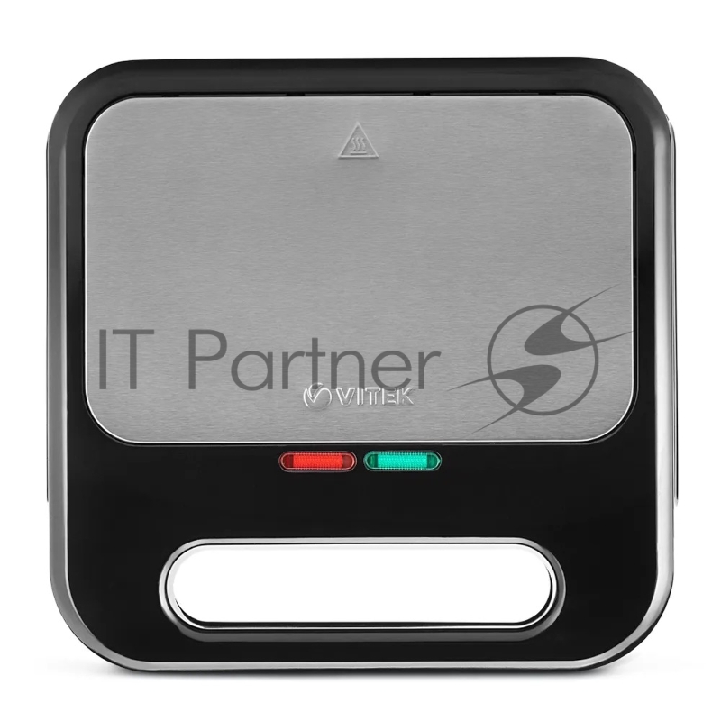 Вафельница Vitek VT-2628 800Вт черный/серебристый