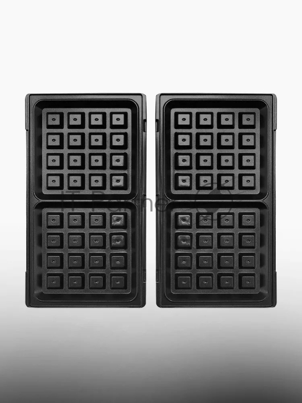 Вафельница Vitek VT-2628 800Вт черный/серебристый