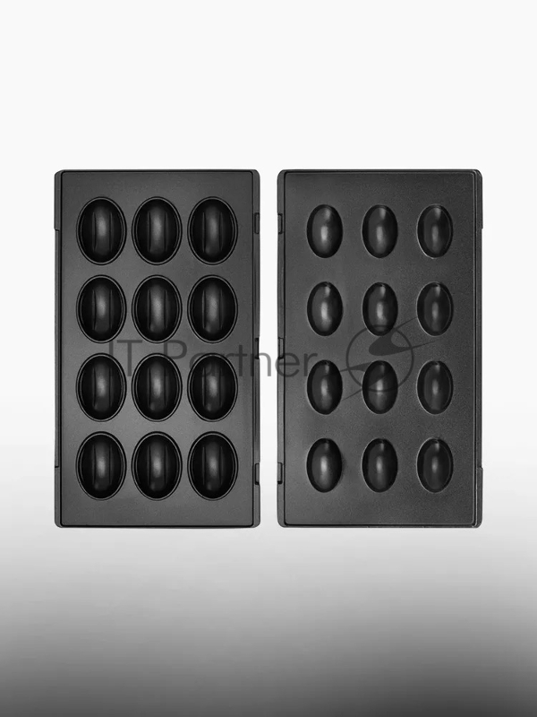 Вафельница Vitek VT-2628 800Вт черный/серебристый