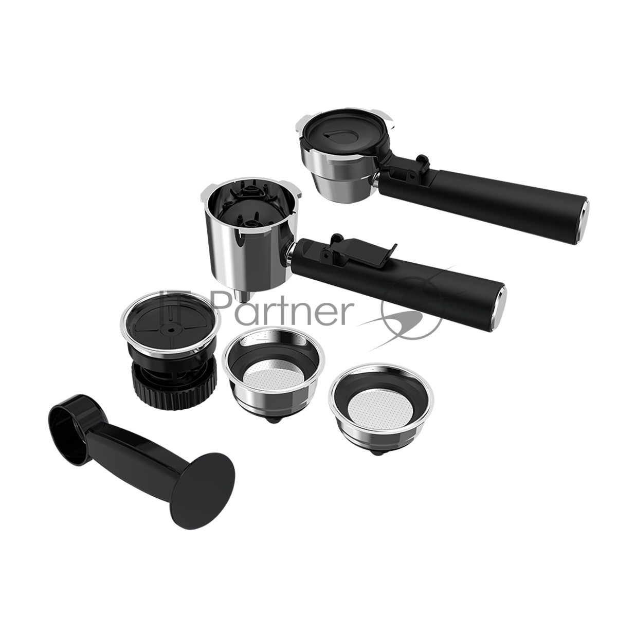 Кофеварка BQ CM3003 Steel-Black. Кофеварка эспрессо 3 в 1 / Давление: 19 бар / Мультисистема 3 в 1 Nespresso, Dolce Gusto, молотый кофе / Встроенный капучинатор / LED-дисплей: с помощью дисплея вы можете увидеть текущую температуру воды, выбрать объе