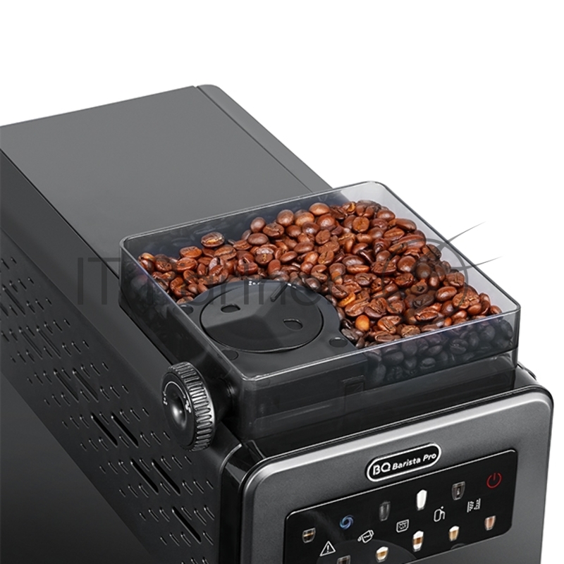 Кофеварка BQ CM9003 Black. Мощность:1450 Вт обеспечивает высокую скорость приготовления напитков / Давление 15 бар, напитки получаются необыкновенно вкусными и ароматными благодаря итальянской помпе ULKA / Встроенная кофемолка имеет плавную регулиров