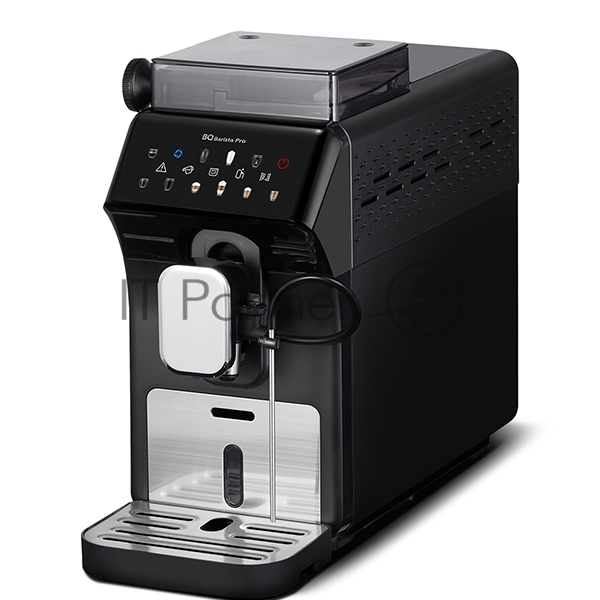 Кофеварка BQ CM9004 Black. Мощность:1450 Вт обеспечивает высокую скорость приготовления напитков / Давление 15 бар, напитки получаются необыкновенно вкусными и ароматными благодаря итальянской помпе ULKA / Встроенная кофемолка имеет плавную регулиров