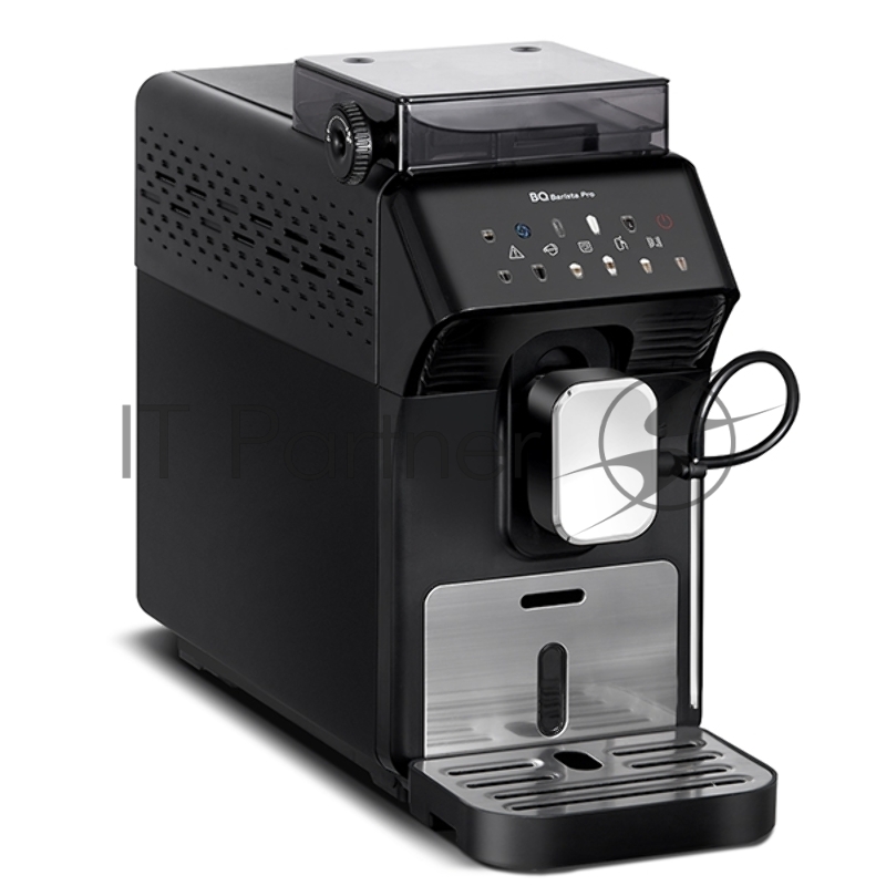 Кофеварка BQ CM9004 Black. Мощность:1450 Вт обеспечивает высокую скорость приготовления напитков / Давление 15 бар, напитки получаются необыкновенно вкусными и ароматными благодаря итальянской помпе ULKA / Встроенная кофемолка имеет плавную регулиров