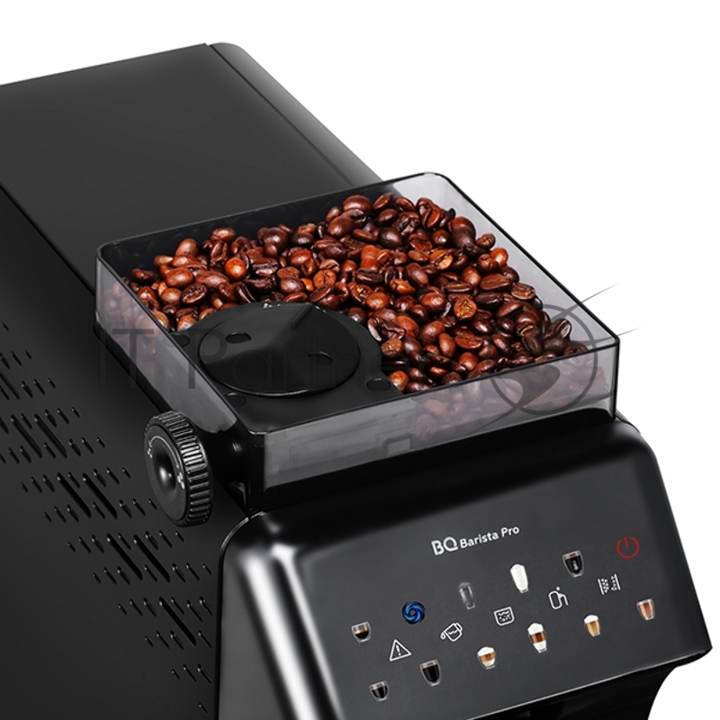 Кофеварка BQ CM9004 Black. Мощность:1450 Вт обеспечивает высокую скорость приготовления напитков / Давление 15 бар, напитки получаются необыкновенно вкусными и ароматными благодаря итальянской помпе ULKA / Встроенная кофемолка имеет плавную регулиров