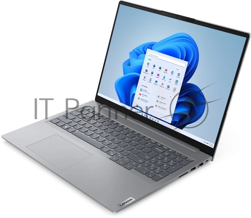 Ноутбук Lenovo ThinkBook 16 G6 IRL 16 WUXGA (1920x1200) IPS AG 300N, i5-1335U 1.3GHz, 1x8GB DDR5 5200, 256GB SSD M.2, Intel UHD, WiFi 6, BT, FPR, FHD Cam, 45Wh, 65W USB-C Slim, Win 11 Pro, 1Y, 1.7kg