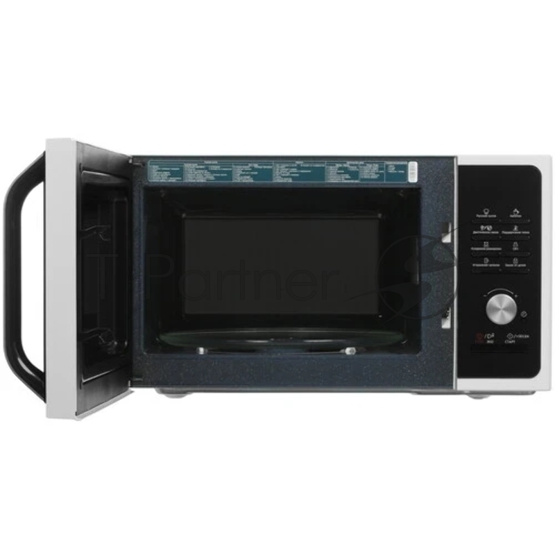 Микроволновая печь Samsung MS23F301TQW/BW, 23л, 800Вт, белый