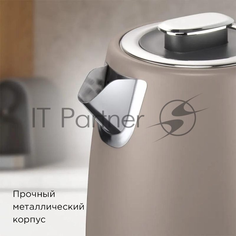 Чайник электрический Redmond KM240 1.7л. 2200Вт бежевый