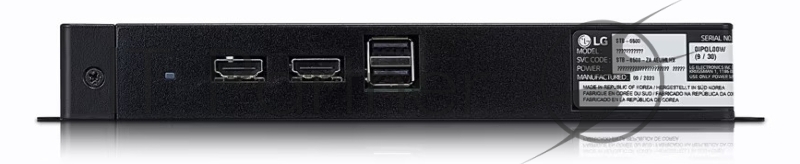 Приставка LG STB-6500/ Приставка с поддержкой гостиничного ПО Pro:Centric,ОС webOS 5.0 DVB-T2/C/S2/RS-232C, WiFi