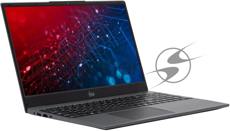 Ноутбук IRU Tactio 15PHC Ryzen 5 5500U 8Gb SSD256Gb AMD Radeon Graphics AMD Radeon Graphics 15.6 IPS FHD (1920x1080) Windows 11 Pro Multi Language black WiFi BT Cam 4350mAh (2017281)