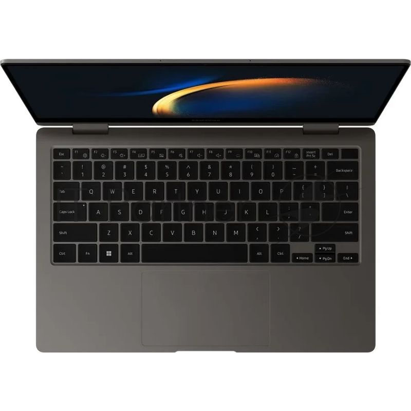 ноутбук Samsung Galaxy Book3 360 графит NP730QFG-LA1IN 13.3(1920x1080 AMOLED)/Touch/Intel Core i7 1355U(1.7Ghz)/16384Mb/512PCISS Iris Xe Graphics/Cam/BT/WiFi/61.1WHr/w 1y/1.16kg/Win11Home