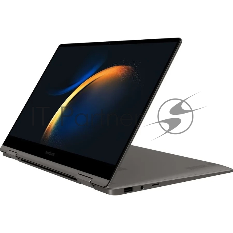 ноутбук Samsung Galaxy Book3 360 графит NP730QFG-LA1IN 13.3(1920x1080 AMOLED)/Touch/Intel Core i7 1355U(1.7Ghz)/16384Mb/512PCISS Iris Xe Graphics/Cam/BT/WiFi/61.1WHr/w 1y/1.16kg/Win11Home