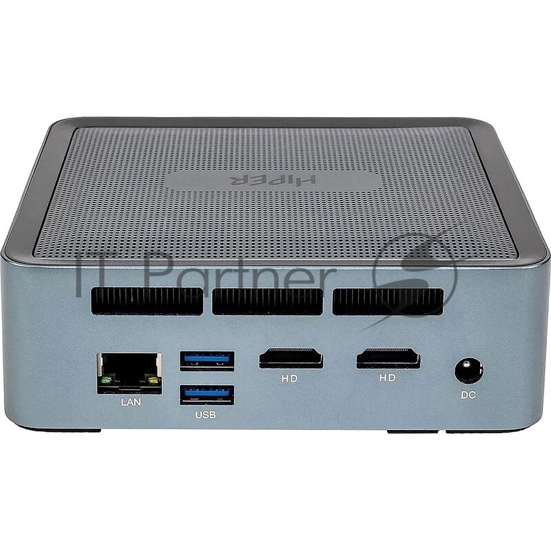 Мини ПК HIPER EXPERTBOX D20 Intel Core i5 1240P(1.7Ghz)/16384Mb/512PCISS Iris Xe Graphics/BT/WiFi/war 1y/0.45kg/Тёмно-серый/Win11Pro + WiFi 6, BT 5.2,металл, VESA 75х75, 100х100