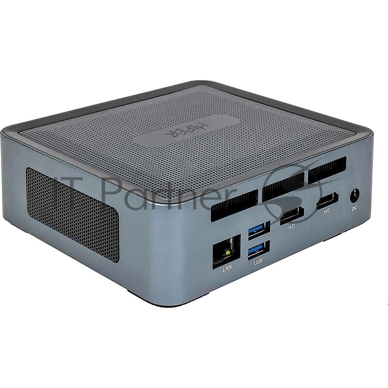 Мини ПК HIPER EXPERTBOX D20 Intel Core i5 1240P(1.7Ghz)/16384Mb/512PCISS Iris Xe Graphics/BT/WiFi/war 1y/0.45kg/Тёмно-серый/Win11Pro + WiFi 6, BT 5.2,металл, VESA 75х75, 100х100