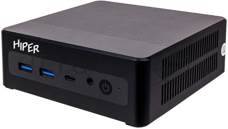 Неттоп HIPER FACTUM FN2 Intel Core i3 1315U(1.2Ghz)/8192Mb/256PCISSD 1y/0.4kg/черный/Win11Pro + WiFi 6, BT 5.2,Чёрный, БП 90Вт, VESA крепление