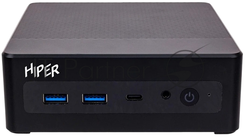 Неттоп HIPER FACTUM FN2 Intel Core i3 1315U(1.2Ghz)/8192Mb/256PCISSD 1y/0.4kg/черный/Win11Pro + WiFi 6, BT 5.2,Чёрный, БП 90Вт, VESA крепление