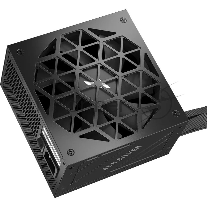 Блок питания 1STPLAYER ACK Silver HA-850BA7-BK черный 850W ATX 3.1, APFC, 80 PLUS Silver, Double Forward, DC-DC, full Teapo caps, 140mm fan, non-modular